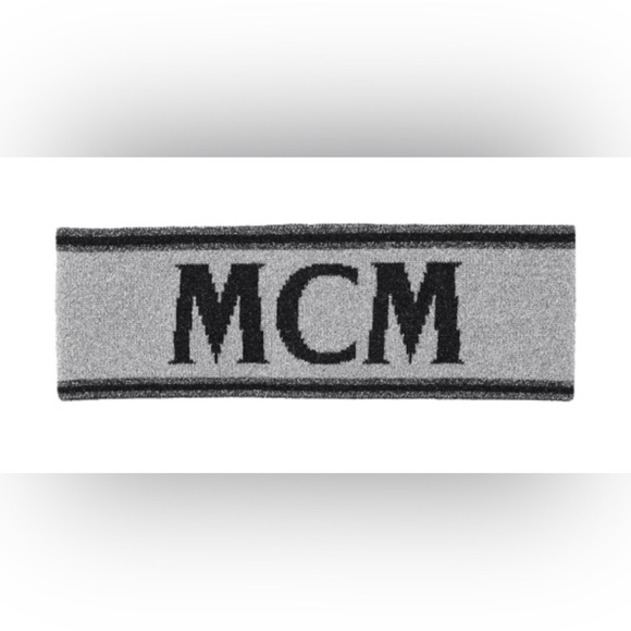 Guaranteed Authentic MCM Spres Ski Lurex Metallic Headband in Glitter - Picture 1 of 3